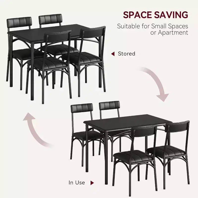 Sedia da Pranzo Industriale, Angolo Colazione, Sedie da Pranzo Ergonomiche Addensate, Mobile con Struttura in Legno per Appartamento