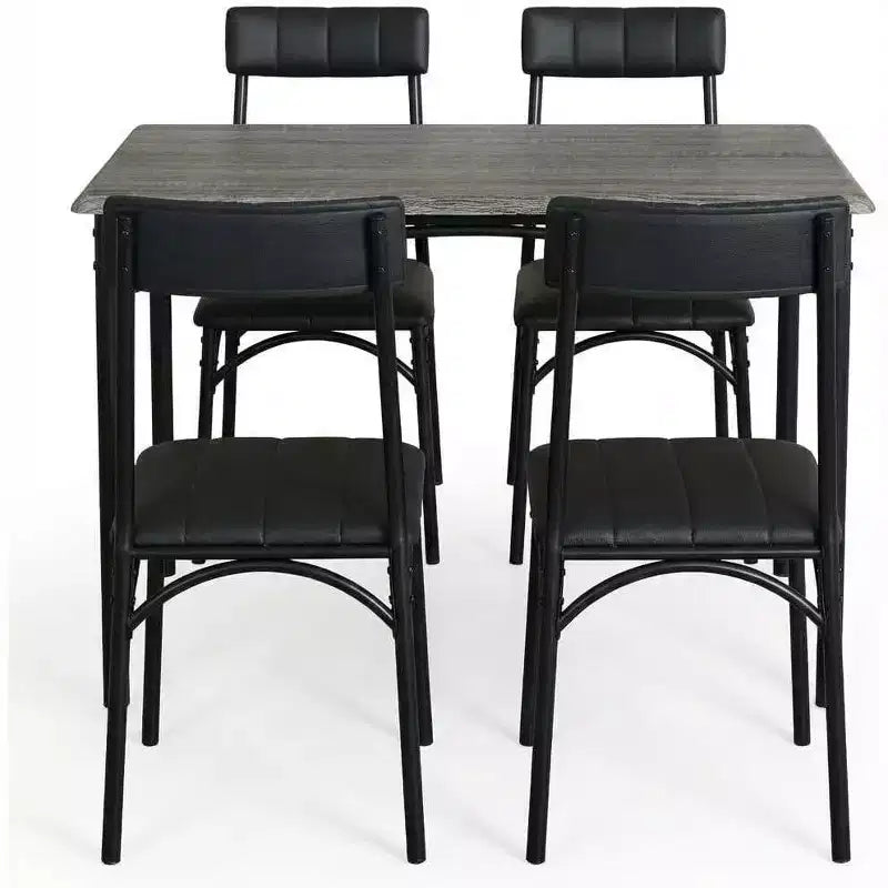 Sedia da Pranzo Industriale, Angolo Colazione, Sedie da Pranzo Ergonomiche Addensate, Mobile con Struttura in Legno per Appartamento