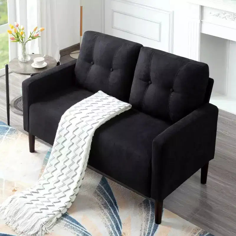 Divanetto moderno imbottito da 130 cm per soggiorno