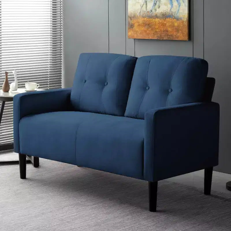Divanetto moderno imbottito da 130 cm per soggiorno