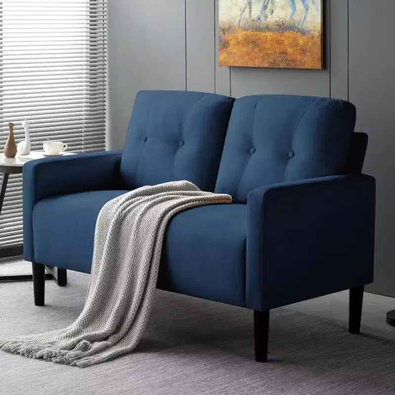 Divanetto moderno imbottito da 130 cm per soggiorno