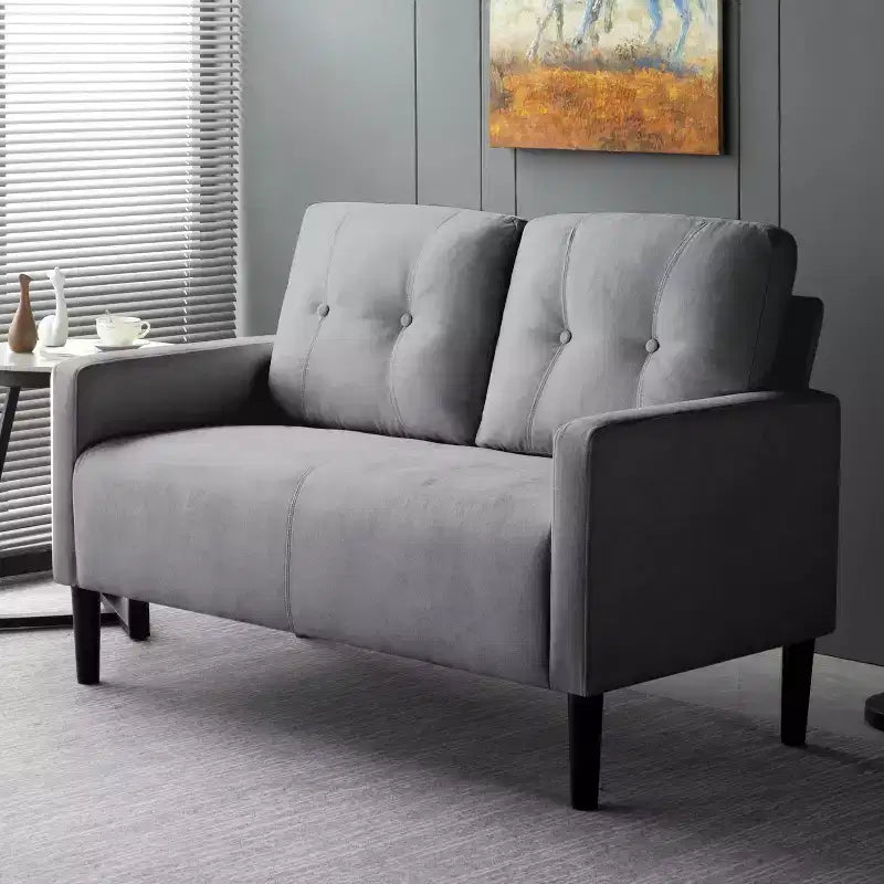 Divanetto moderno imbottito da 130 cm per soggiorno