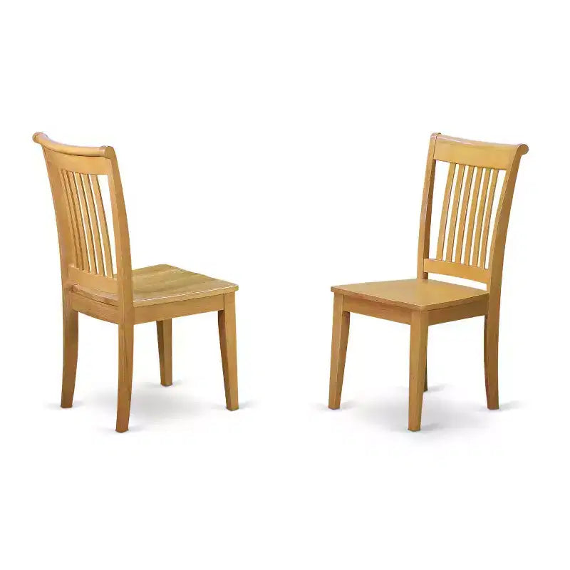 Tavolo da pranzo con piano in legno massello finitura rovere naturale, 5 pezzi con 4 sedie