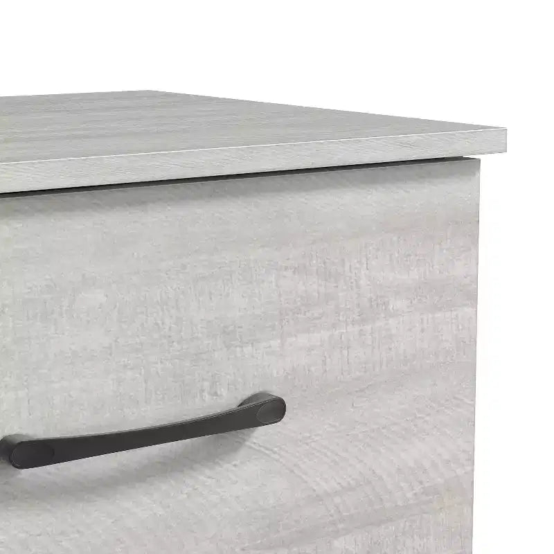 Comodino a 2 cassetti con spazio contenitore, 47,5 cm L x 39,9 cm P x 60,2 cm H