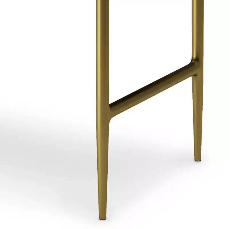 Panca da 46" in legno massello di acacia, finitura naturale, stile Mid-Century
