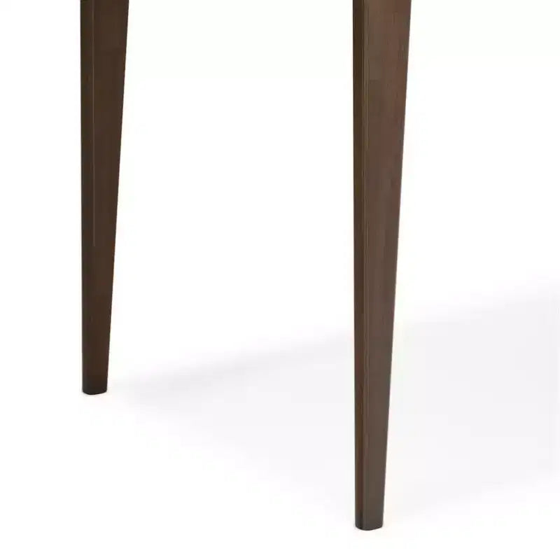 Scrivania direzionale marrone noce da 122 cm con vassoio per tastiera e schedario