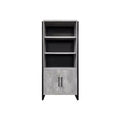 78 Mason Modern Wood Laminate Bookcase with Doors - Martin Furniture