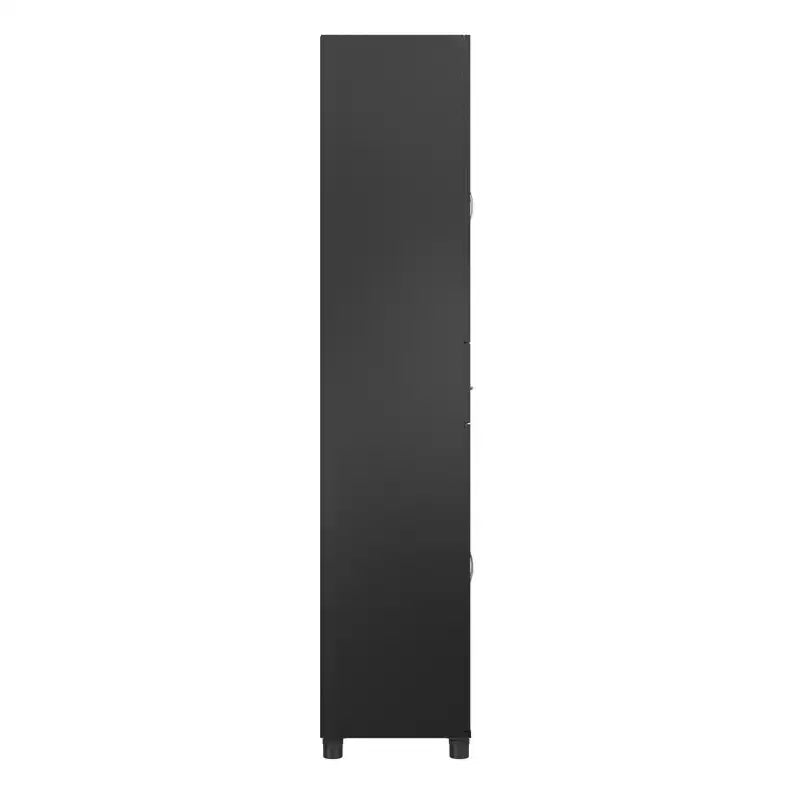 Armadietto contenitore con cornice, con cassetto, 4 ante, ripiani regolabili